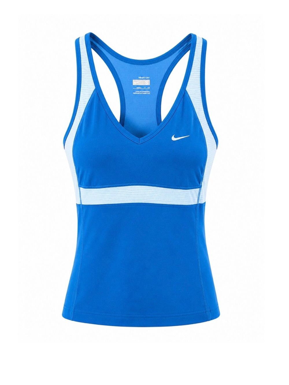 Nike Fit Dry | Y2K Retro Racerback | Blue Tank Top | Women’s Size Small 4-6
